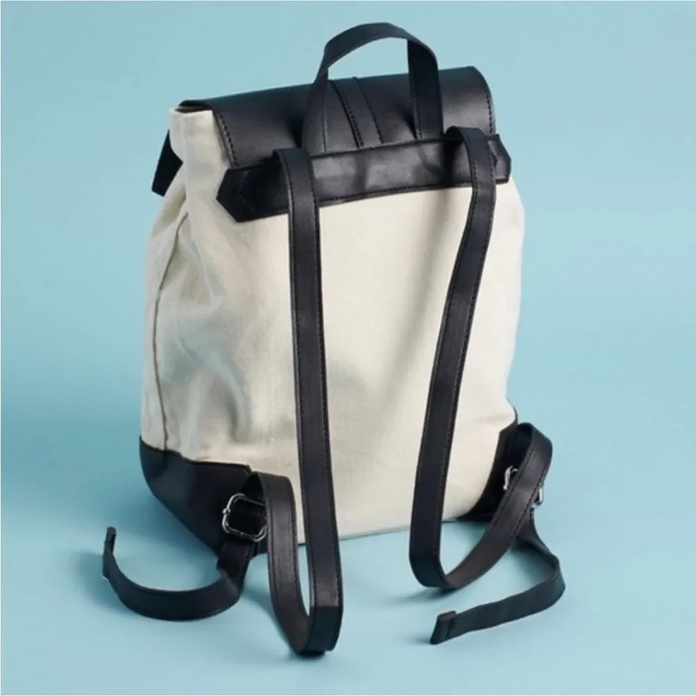 DEUX LUX DEMI BACKPAC Canvas Adjustable Back Straps Travel Vacation
